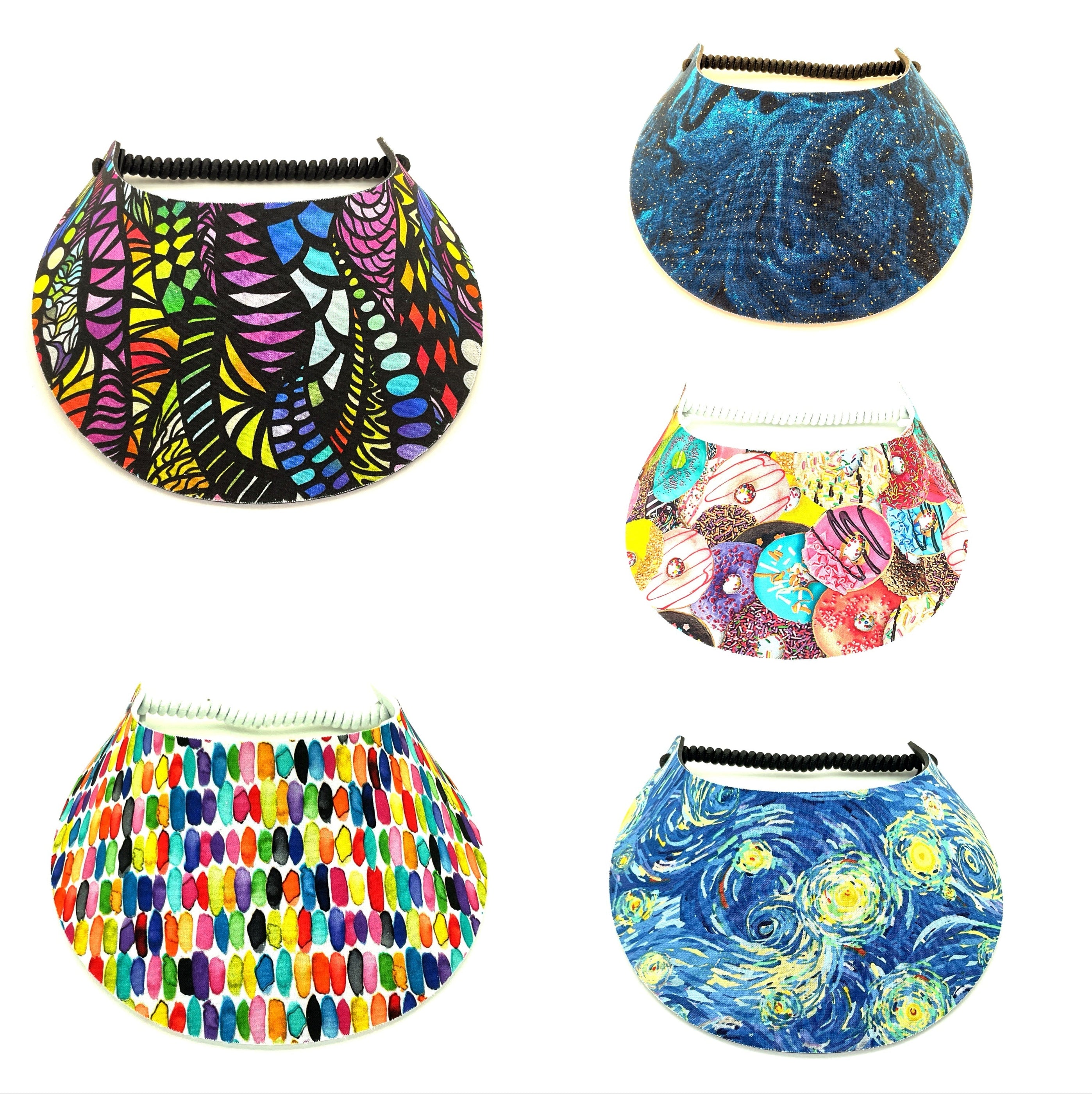 Splash of Color Patterns Foam Sun Visor — Troy's Readers