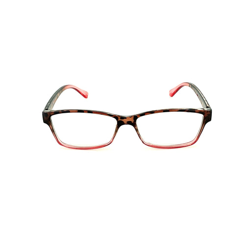 Stellar Half Tortoise Reading Glasses Fully Magnified Reading Glasses +1.00 Red 