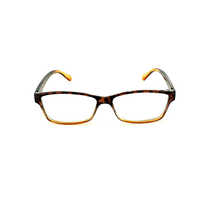 Stellar Half Tortoise Reading Glasses Fully Magnified Reading Glasses +1.00 Yellow 