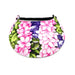Tropical Print Foam Sun Visor Foam Visors Flower Lie Medium 