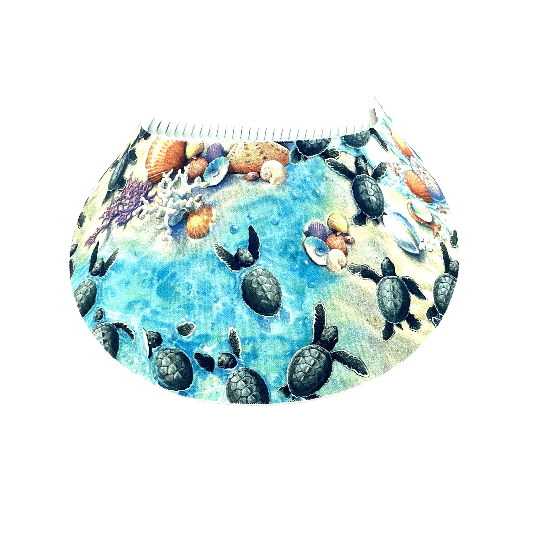 Turtle Patterns Foam Sun Visor — Troy's Readers