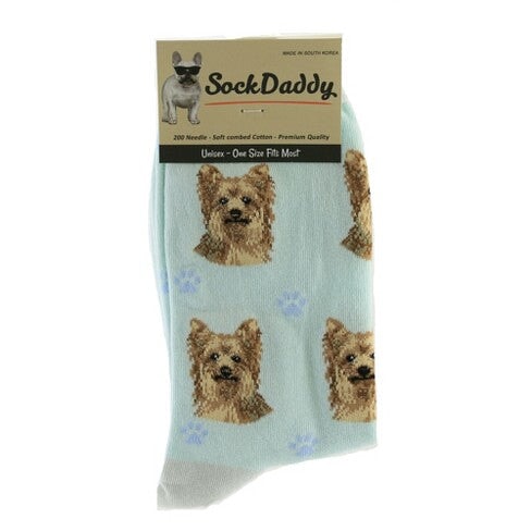 Yorkie Sock Daddy Socks One Size Fits Most Socks 