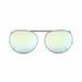 !14 Non-Polarized Spring Clip-on clip-on/flip-up Green and Gunmetal 