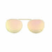 !14 Non-Polarized Spring Clip-on clip-on/flip-up Yellow and Gold 