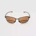 Double Frame Lens Oval Metal Bifocal Reading Sunglasses brown frame
