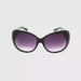 Totally Fashion Large Butterfly Lens Bifocal Reading Sunglasses black frame