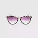Outrageous Round Multifocal Reading Sunglasses Pink Tortoise Frame