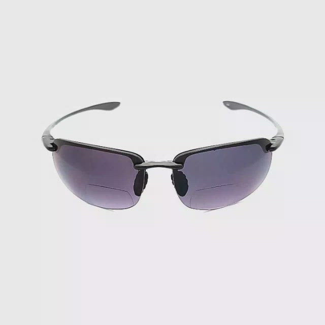 Fresh Frameless Sport Bifocal Reading Sunglasses black frame