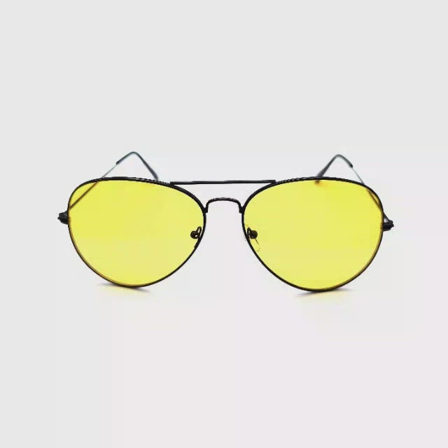 Best yellow night driving aviator sunglasses 