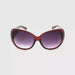 Totally Fashion Large Butterfly Lens Bifocal Reading Sunglasses red frame