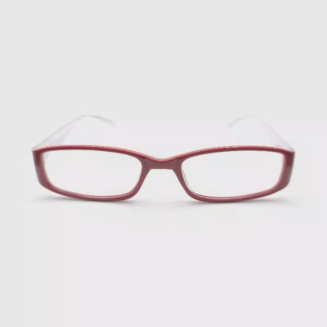 Colorful Snakeskin High Power Reading Glasses Red