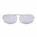 56mm Polarized Smoke and Driving Lens Clip on Sunglasses clip-on/flip-up Smoke 