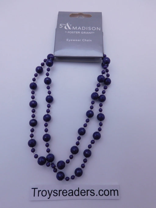 5th & Madison Purple Eyeglass Chain Cords 
