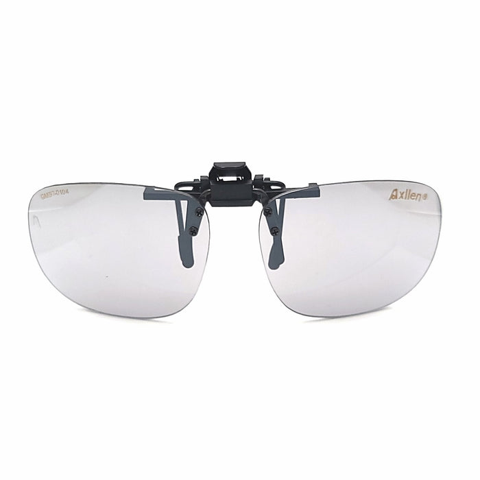 60mm Curved UV400 Aviator Clip on Flip up Sunglasses clip-on/flip-up 