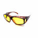 63MM Polarized Large Night Driving Fit Overs in Two Colors Fit Over Sunglasses 