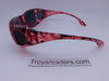 63MM Polarized Transparent Swirl Fit Overs in Six Designs Fit Over Sunglasses 