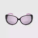 Dream On NYS Big Lens Butterfly Bifocal Sunglass Reader purple frame