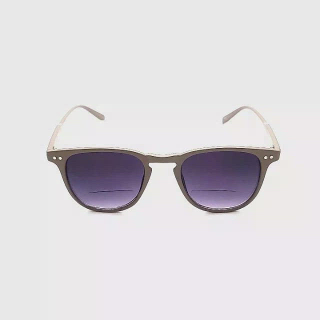 Choice Round Keyhole Bifocal Reading Sunglasses lavender frame