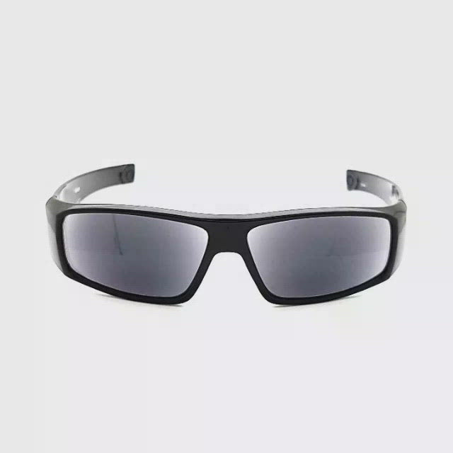 Blitz Men's Sport Wrap Around Sunglasses Reader with Fully Magnified Lenses black frame