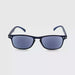 Chill Flexible Rectangular Frame Reading Sunglasses with Fully Magnified Lenses blue frames
