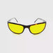 tortoise frame sunglasses with yellow lenses