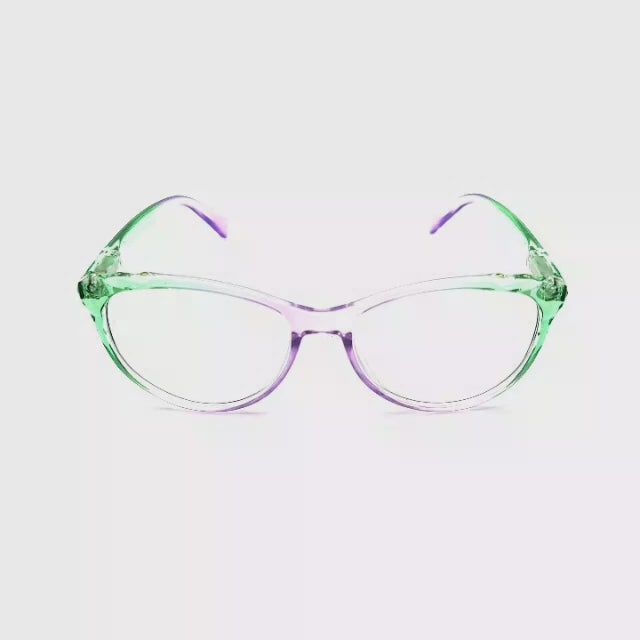 Bright Butterfly Reading Glasses Green