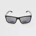 Swag Rectangular Inner Bifocal Reading Sunglasses glossy black frame