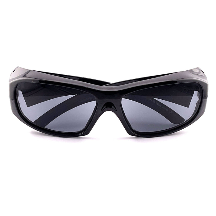 Ace Ansi Z.87 Rated Fully Magnified Sunglass Reader Smoke Lenses Bifocal Reading Sunglasses 