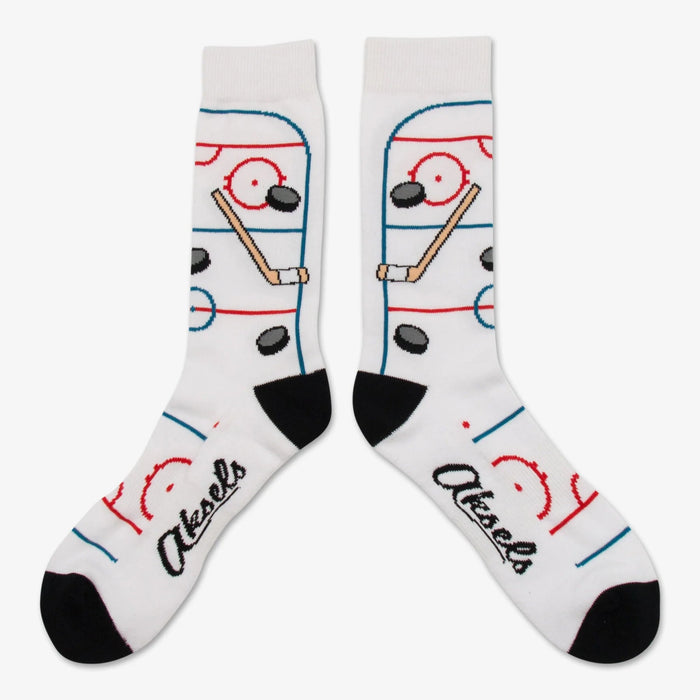 Aksels Hockey White Socks One Size Fits Most Socks 