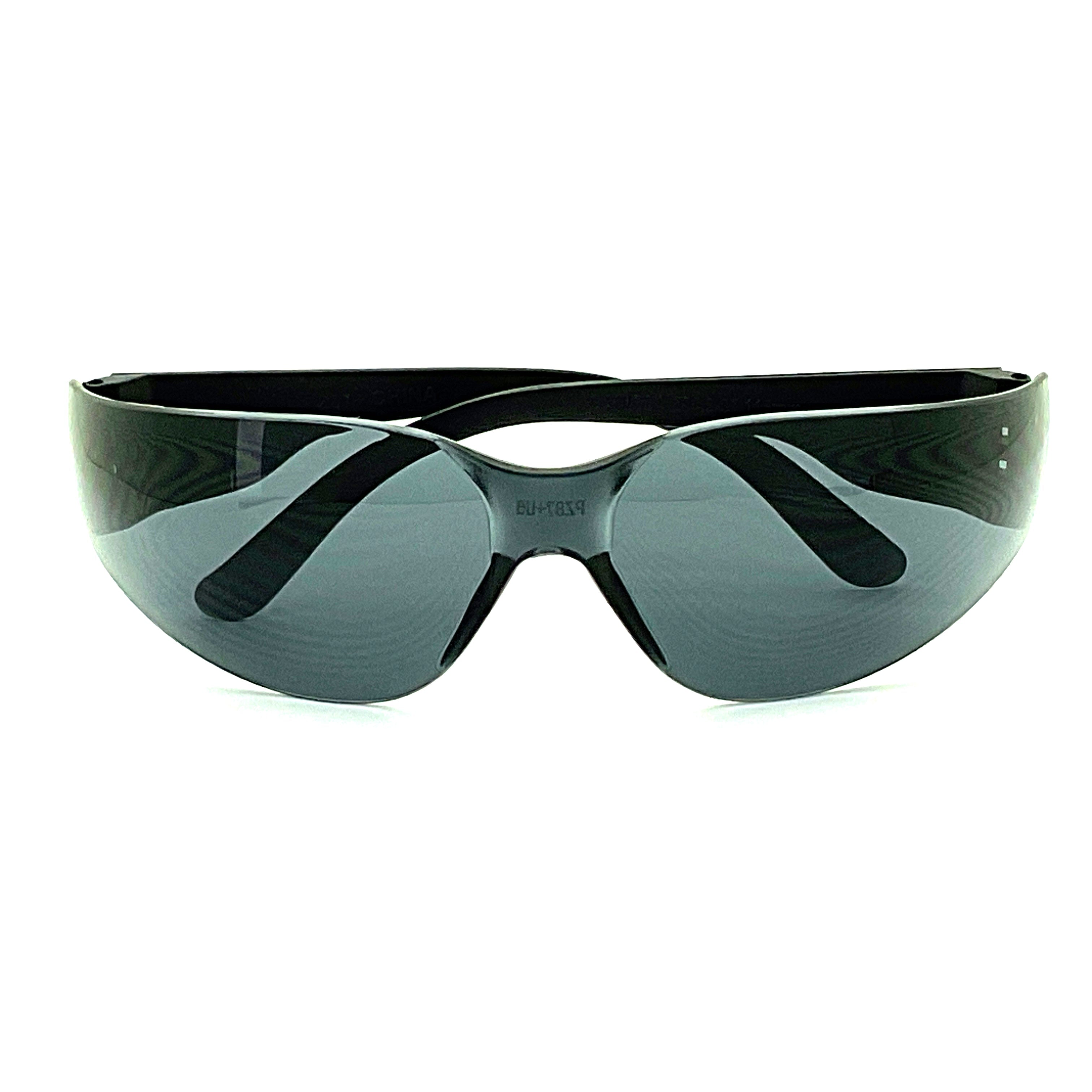 EPOCH Foam 3 Padded Motorcycle Sunglasses - Black Frame, Clear Lens, ANSI Z87.1 Safety Rated, UV Protection