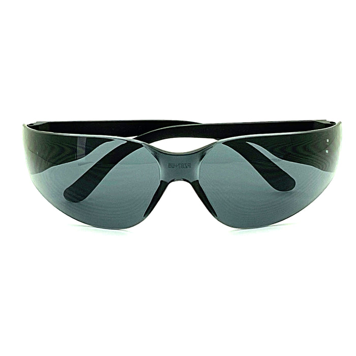 ANSI Z87.1 High Impact Certified Sunglass Smoke Lens Safety Glasses Saftey Glasses 