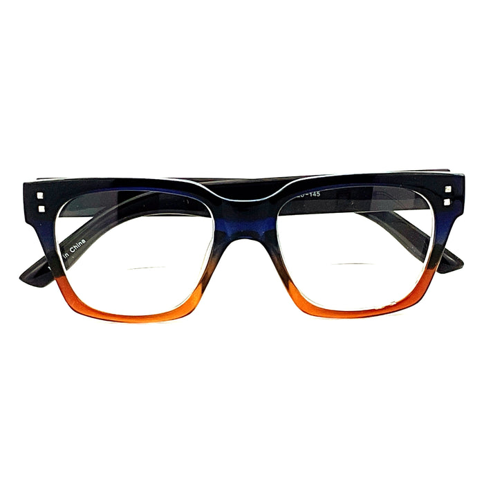 Bada Square Frame Clear Bifocal Reading Glasses Clear Bifocal Reading Glasses 