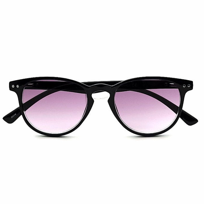 Beach Day Round Keyhole Multifocal Reading Sunglasses Multi-focal Progressive Reading Sunglasses 