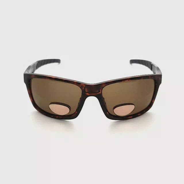 Admiral Polarized Sport Bifocal Reading Sunglasses tortoise frame