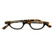 Belly Up High Power Semi-Rimless Readers with Tortoise Spring Temple Reading Glasses up to +6.00 High Power Reader 