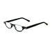 Belly Up High Power Semi-Rimless Readers with Tortoise Spring Temple Reading Glasses up to +6.00 High Power Reader 