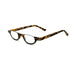 Belly Up High Power Semi-Rimless Readers with Tortoise Spring Temple Reading Glasses up to +6.00 High Power Reader 
