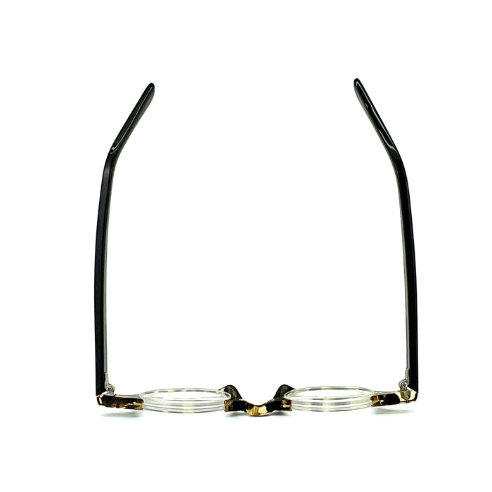 Belly Up High Power Semi-Rimless Readers with Tortoise Spring Temple Reading Glasses up to +6.00 High Power Reader 