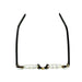 Belly Up High Power Semi-Rimless Readers with Tortoise Spring Temple Reading Glasses up to +6.00 High Power Reader 