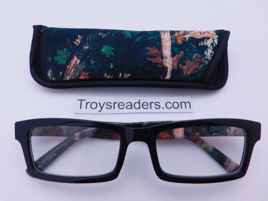 Big Buck Camo Readers In Four Colors Reader with Display Green Forest +1.00 