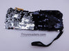 Black and Silver Eyebobs Two Tone Sequin Soft Case Cases 