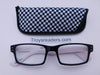 Black And White Readers In Four Styles Reader with Display Checkerboard +1.25 