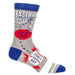 BlueQ Men Crew Socks Baseball Socks 