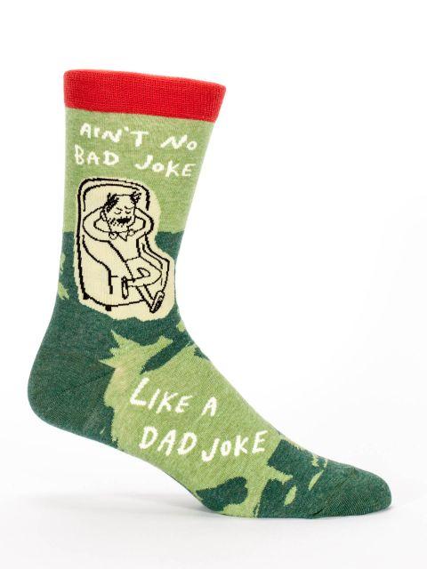 BlueQ Men Crew Socks Dad Joke Socks 