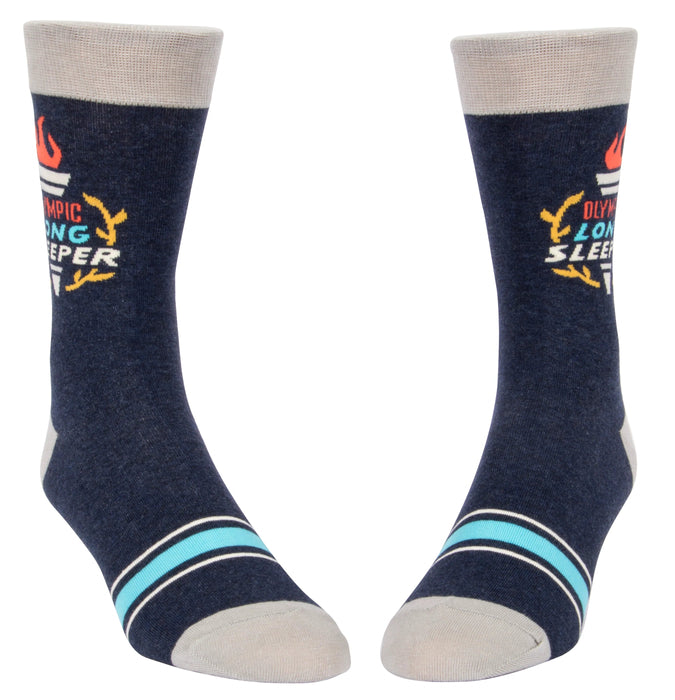 BlueQ Men Crew Socks Olympic Long Sleeper Socks 