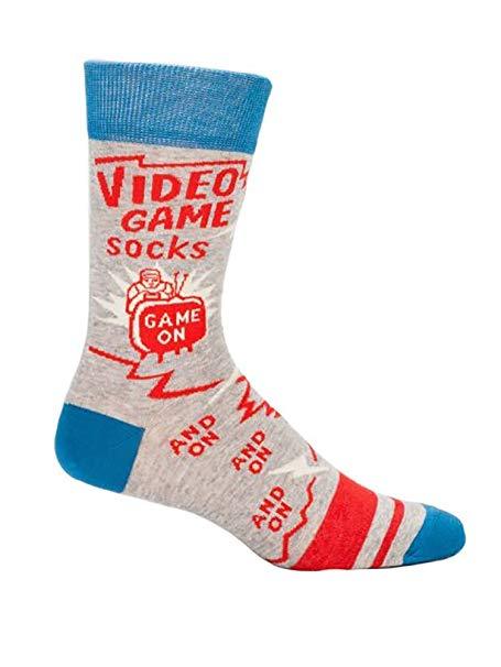 BlueQ Men Crew Socks Video Game Socks 