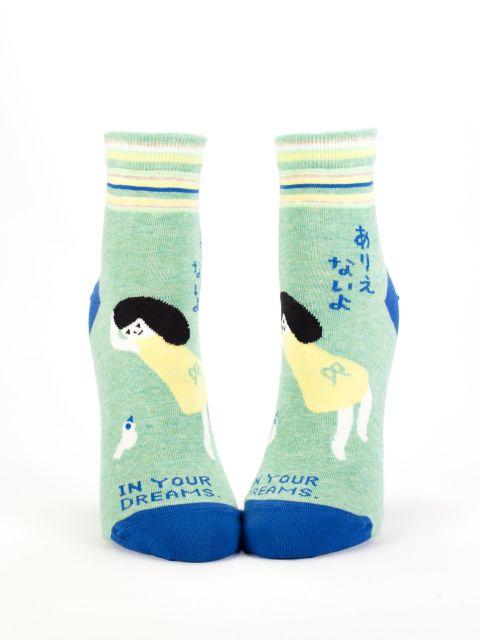 BlueQ Women Ankle In Your Dreams Socks 