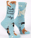 BlueQ Women Crew People To Meet: Dogs Socks 