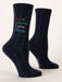 BlueQ Women Crew Socks I'm A Planner Socks 