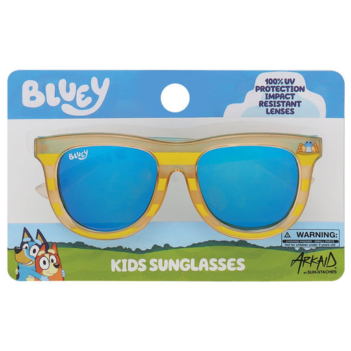 Bluey Kids Arkaid Star Pattern Wayfarer Beach Day Sunglasses Sun-Staches Sun-Staches 